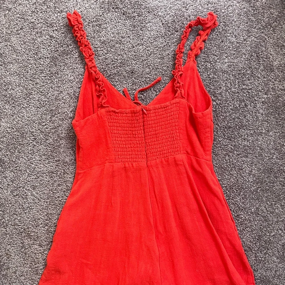 Style Rack Red Romper - Picture 4 of 5